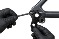  illustration of a mechanic fitting Hanger 21 with a hex key, installation not verified 4