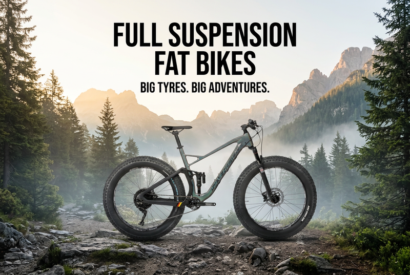 EXPLORE THE FULL-SUSPENSION FAT BIKE COLLECTION