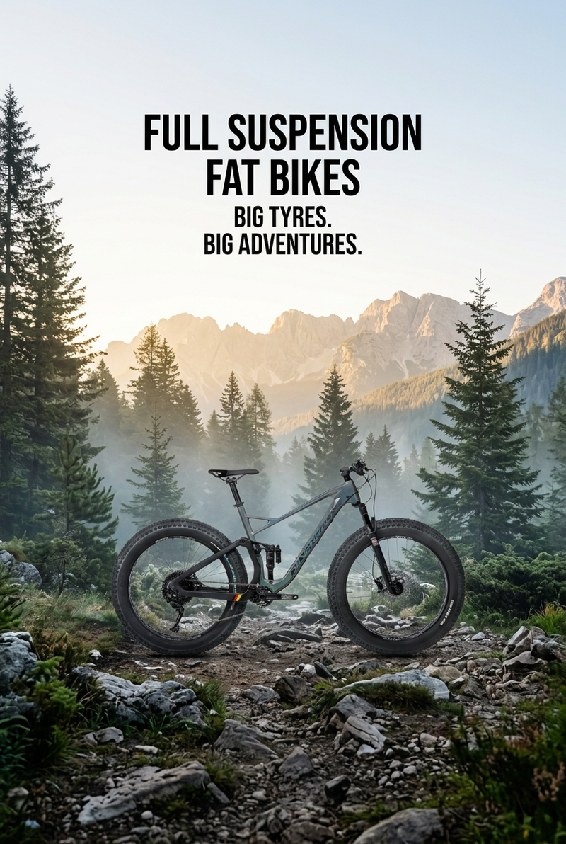 EXPLORE THE FULL-SUSPENSION FAT BIKE COLLECTION