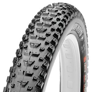 Maxxis Rekon+ Tyre 29 x 2.80 EXO TR featuring a sleek grey logo, ideal for mountain bikes.