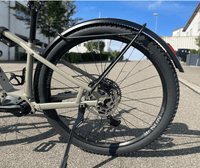Close-up of Silverback Fender's stainless steel mount and sturdy design features.