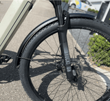 Side view of Silverback Fender Set showcasing the 69mm profile width and material quality.