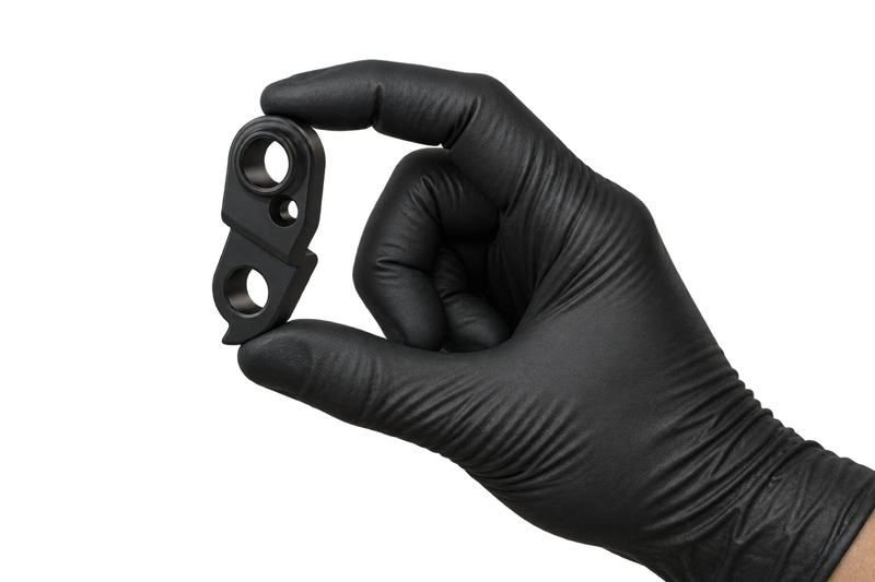 Small Hanger 18 held between fingertips
