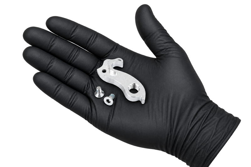 Small Hanger 2 and screws in an overhead palm view