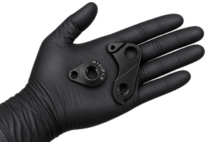 Small Hanger 21 components in an open palm