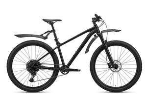 Speedkit MTB mudguards fitted-bike illustration
