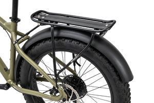 Speedkit rack fitted to a fat bike