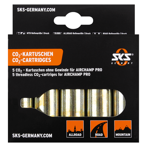 SKS CO2 cartridge (16 g) for AIRCHAMP, 5 pieces