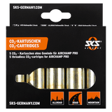 SKS CO2 cartridge (16 g) for AIRCHAMP, 5 pieces