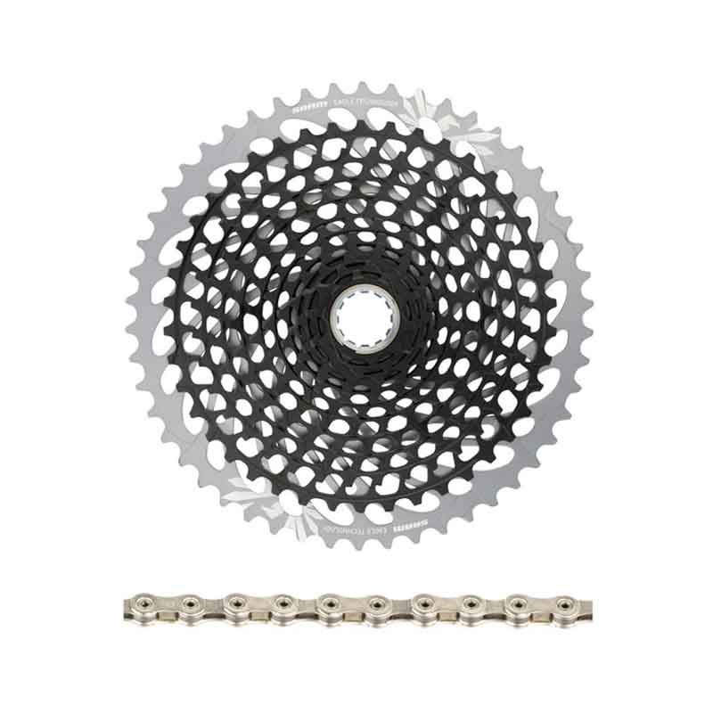 SRAM XG-1295 cassette and PC X01 Eagle 12 speed chain set - cycling - bike - Sram - Speedlab