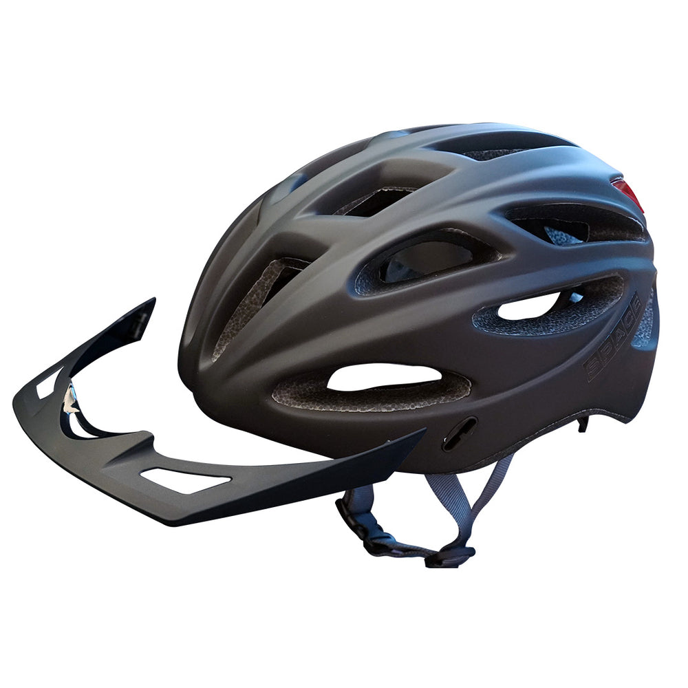 Space Spectra - LED MTB Helmet (Matte Black)