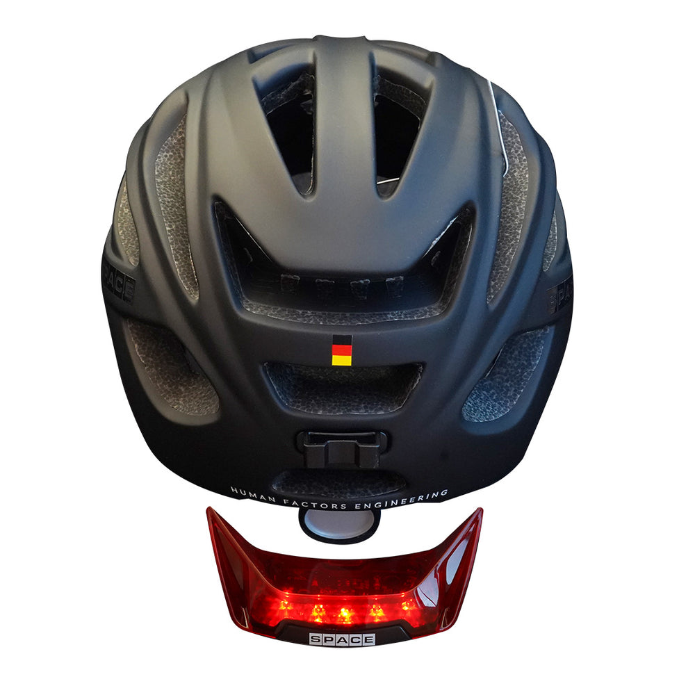 Space Spectra - LED MTB Helmet (Matte Black)