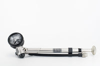 Side view of B2BF 300 psi Shock Pump showcasing pressure gauge