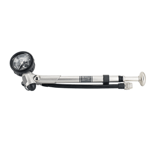 B2BF High Pressure Shock Pump in black for bicycle suspension setup