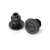 High-density rubber grips bar plugs in black, designed for handlebar safety.