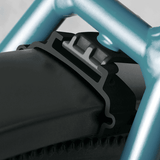 Close-up of SKS EDGE AL's mounting points, designed for easy installation without a load rack