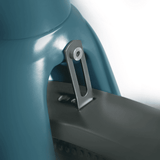 Rear view of SKS EDGE AL mudguard showcasing its minimalist design and compatibility with bike frames
