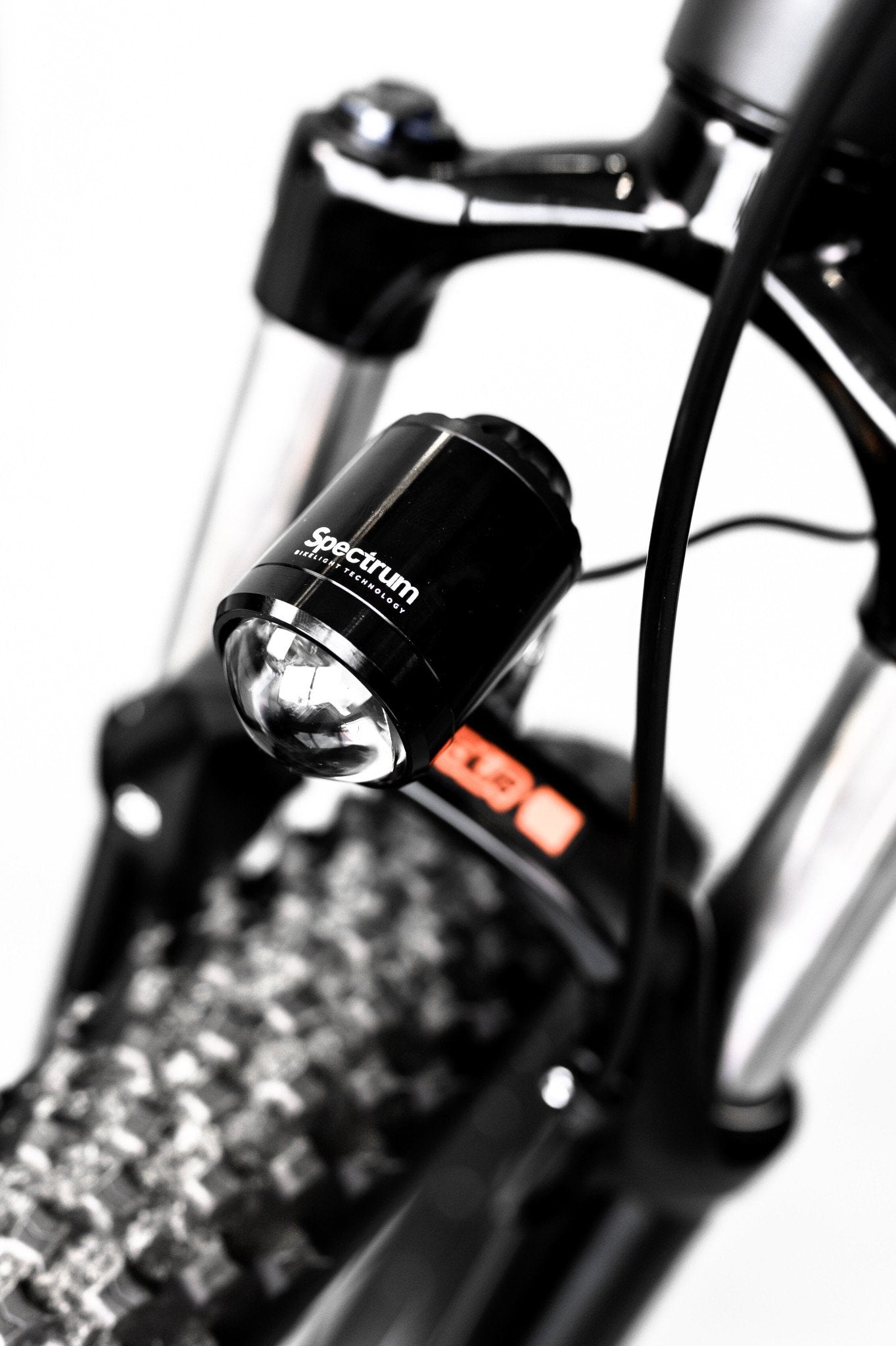 Spectrum Elite 100 Ebike headlight with 100 lux output for nighttime commuting.