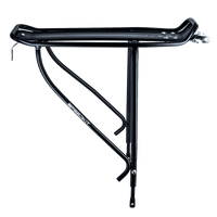 Speedkit Fat Bike Rack with panniers attached, demonstrating its capacity for carrying equipment