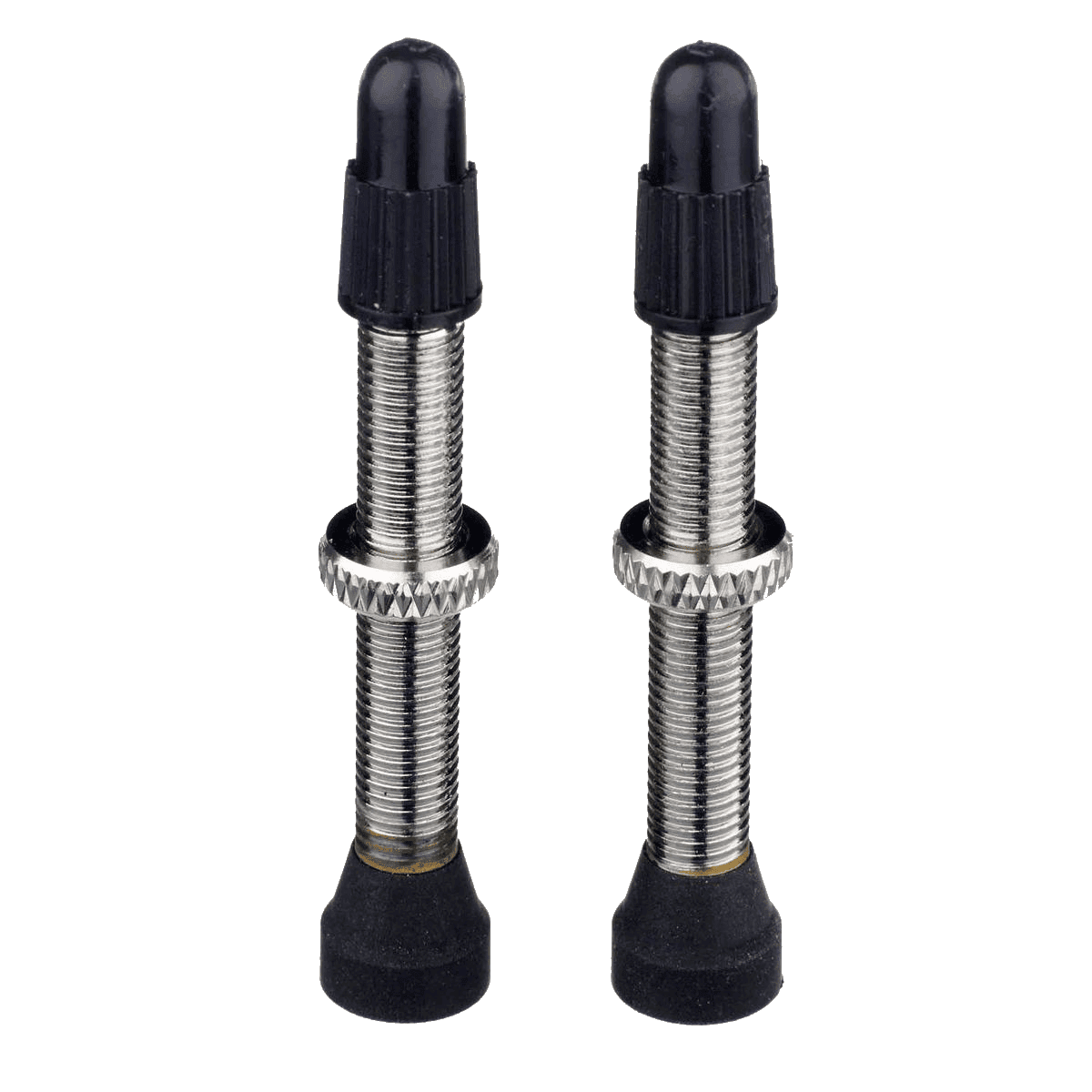 Sunringle Tubeless Valves in brass, 35mm Presta design, ideal for various bike rims.