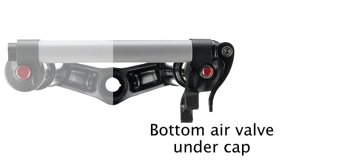 Wren Inverted Fat Bike Suspension Fork, 110 TRAVEL